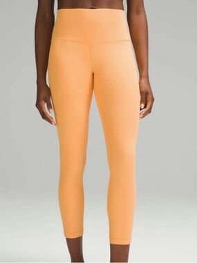Lululemon Align Ribbed High-Rise Pant 25" 6 Mango
